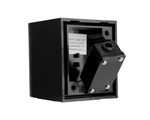 Светильник садово-парковый Feron.ONE DH014-P,на стену, GU10 220-240V, черный пластик