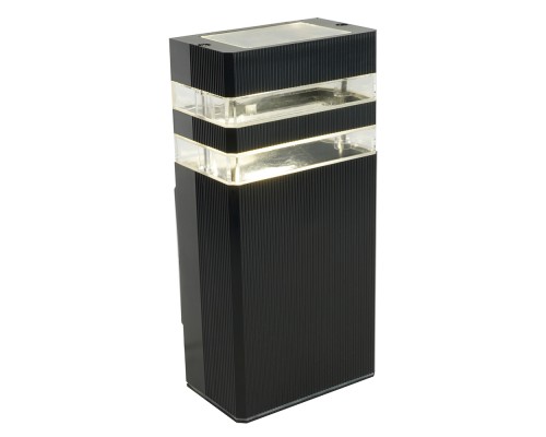 Светильник садово-парковый Feron.ONE DH0806-P, на стену вверх,  GU10 220-240V, черный пластик