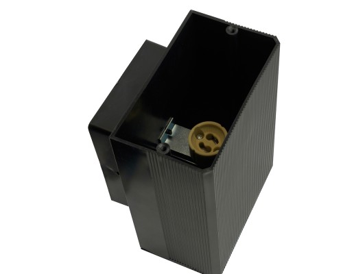 Светильник садово-парковый Feron.ONE DH0806-P, на стену вверх,  GU10 220-240V, черный пластик