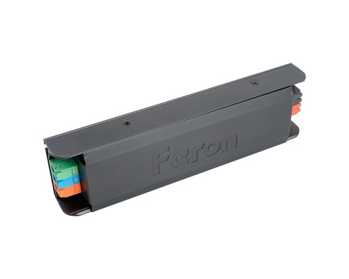 Трансформатор электронный для светодиодной ленты с плавным пуском и диммированием 300W 24V IP20, клипсы, LB004