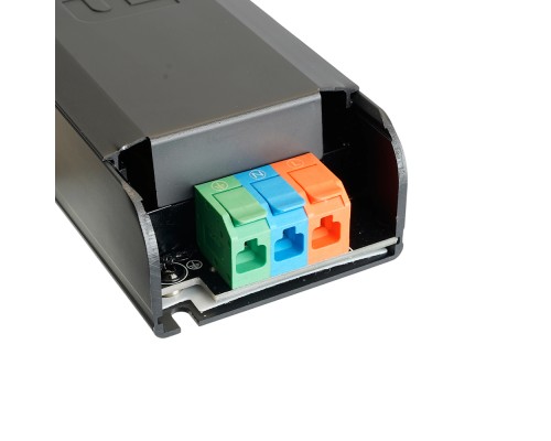 Трансформатор электронный для светодиодной ленты с плавным пуском и диммированием 400W 24V IP20, клипсы, LB004