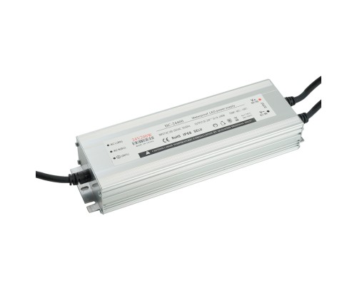 Трансформатор электронный для светодиодной ленты 200W 24V 215*65*40 IP67 (драйвер), LB007 FERON