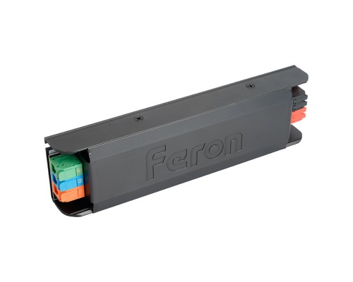 Трансформатор электронный для светодиодной ленты с плавным пуском и диммированием 200W 24V IP20, клипсы, LB004