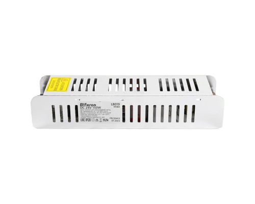 Трансформатор электронный для светодиодной ленты 150W 24V (драйвер), LB019