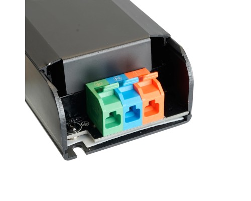 Трансформатор электронный для светодиодной ленты с плавным пуском и диммированием 400W 24V IP20, клипсы, LB004