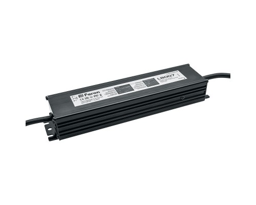 Блок питания влагозащитный для светодиодной ленты 100W 12V Feron LB007 21493