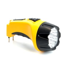 Фонарь аккумуляторный, 7 LED DC (свинцово-кислотная батарея), желтый, TH2294 (TH93B)