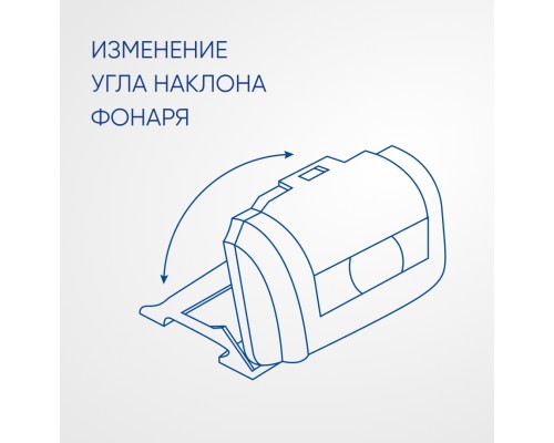 Фонарь налобный Feron TH2302 на батарейках 3*AAA, 1LED+2RED IP44, пластик