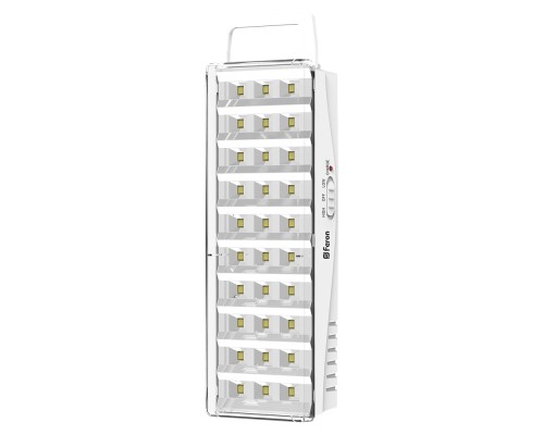 Аккумуляторный светильник Feron EL15 30 LED DC белый