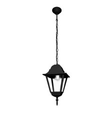 Светильник садово-парковый Feron 4205/PL4205 четырехгранный на цепочке 100W E27 230V, черный