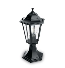 Светильник садово-парковый Feron 6104/PL6104 шестигранный на постамент 60W E27 230V, черный