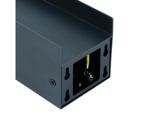 Розетка уличная Feron TM200, 220-230V, 16A, IP44, 70*70*300мм, черный