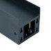 Розетка уличная Feron TM200, 220-230V, 16A, IP44, 70*70*300мм, черный