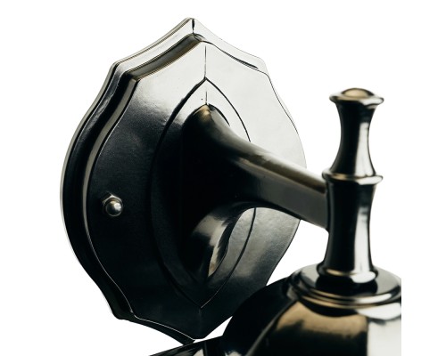 Светильник садово-парковый Feron 6102/PL6102 шестигранный на стену вниз 60W E27 230V, черный