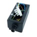 Розетка уличная Feron TM201, 220-230V, 16A, IP44, 70*60*380мм, черный