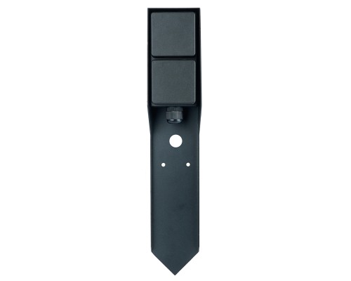 Розетка уличная Feron TM201, 220-230V, 16A, IP44, 70*60*380мм, черный