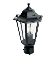 Светильник садово-парковый Feron 6103/PL6103  шестигранный на столб 60W E27 230V, черный