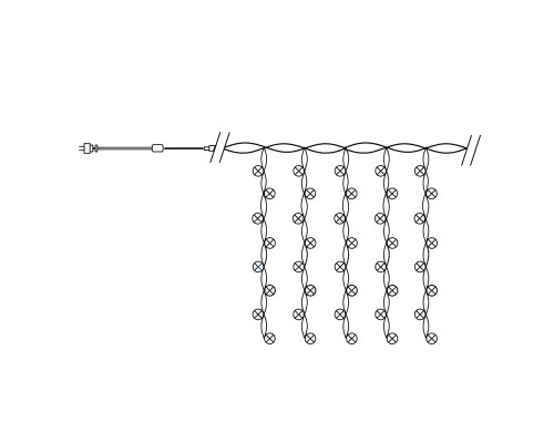 Светодиодная гирлянда Feron CL18 занавес 1,5*1,5м  + 3м 230V 5000К, статичная, c питанием от сети, прозрачный шнур