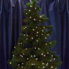 Светодиодная гирлянда Feron CL33 линейная, статичная, 10 м +1.6м 230V 4000K c питанием от сети,  черный шнур