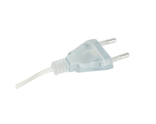 Светодиодная гирлянда Кластер (на проволоке) Feron CL584 линейная 400 LED 12м 2700К, c питанием от сети 230V, прозрачный шнур