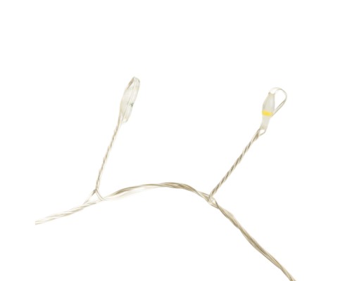 Светодиодная гирлянда Кластер (на проволоке) Feron CL584 линейная 400 LED 12м 2700К, c питанием от сети 230V, прозрачный шнур