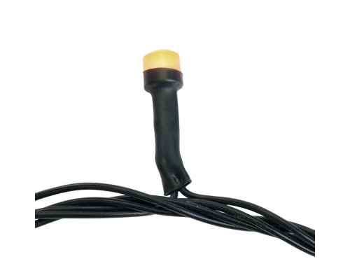 Светодиодная гирлянда на бобине Feron CL98 линейная 50м + 3м 230V 2700К, c питанием от сети, зеленый шнур