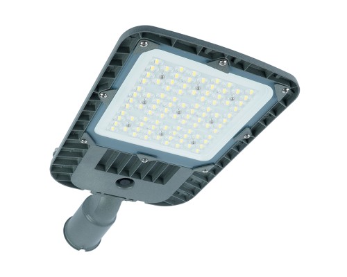 Светодиодный уличный консольный светильник Feron серии TR 100W 5000K AC90-300V, СЕРЫЙ