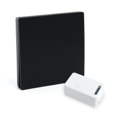 Выключатель беспроводной FERON TM181 230V 500W одноклавишный с радиочастотным контроллером LD100, черный