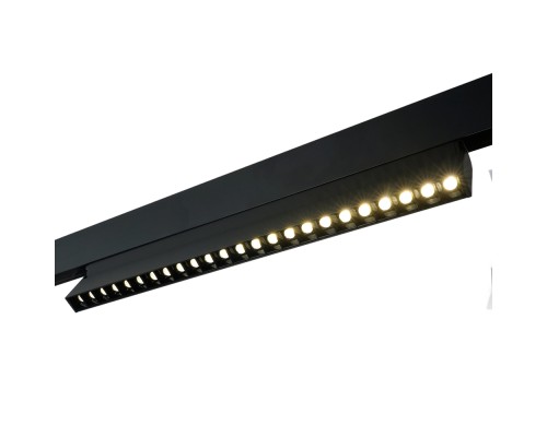 Светильник светодиодный Feron MGN301 трековый низковольтный 24W, 2160 Lm, 4000К, 30 градусов, черный серия LensFold