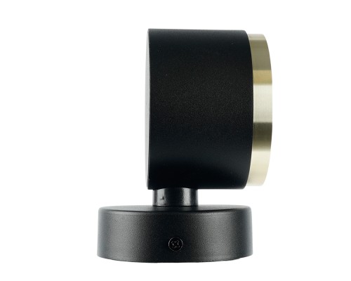 Светильник  настенный Feron HL4598  Barrel DUET 12W, 230V,GX53, черный + золото IP20