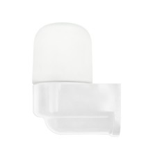 Светильник НББ 01-60-003 152х112х82мм, E27 max 60Вт, угловой пласт. корпус, стекло, IP65, белый