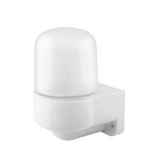 Светильник НББ 01-60-103 115х150х110мм, E27 max 60Вт, угловой керам. корпус, стекло, IP65, белый