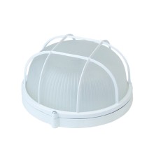 Светильник НБП 03-60-002 190х176х90мм, E27 max 60 Вт, алюм., стекло, решетка, IP54, белый