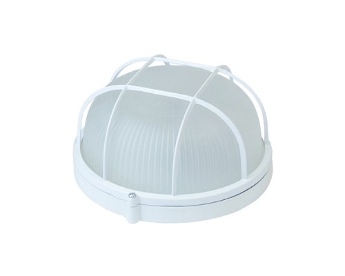 Светильник НБП 03-60-002 190х176х90мм, E27 max 60 Вт, алюм., стекло, решетка, IP54, белый