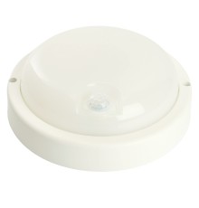 Светильник светодиодный пылевлагозащищённый с ИК-датчиком Feron AL3006 в пластиковом корпусе 18W 4000K 220V IP65 белый