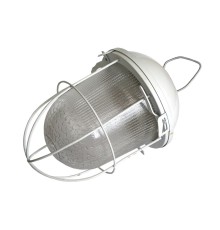 Светильник НСП 41-200-003 345х185х185мм, E27 max 200 Вт, стальной корпус, стекло, решетка, IP54, белый