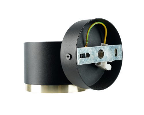 Светильник  настенный Feron HL4598  Barrel DUET 12W, 230V,GX53, черный + золото IP20