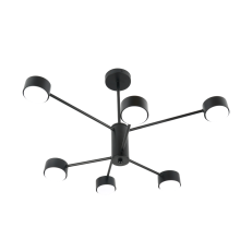 Светильник потолочный GX53 15Wx6, 230V, черный, AL270 GELA  Feron