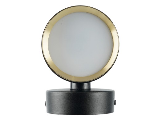 Светильник  настенный Feron HL4598  Barrel DUET 12W, 230V,GX53, черный + золото IP20