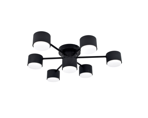 Светильник потолочный GX53 15Wx7, 230V, черный, AL269 GELA  Feron