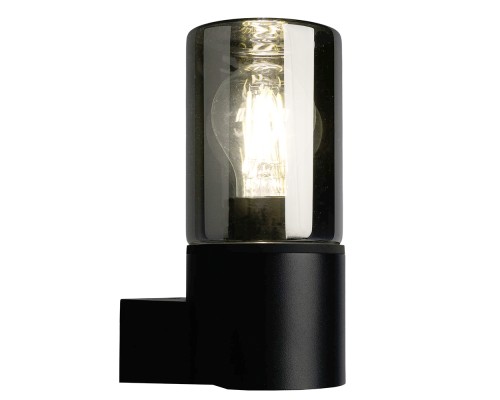 Светильник садово-парковый Feron DH1801, на стену вверх, E27 230V, черный