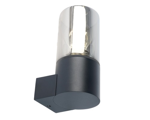 Светильник садово-парковый Feron DH1801, на стену вверх, E27 230V, черный