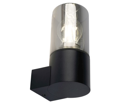 Светильник садово-парковый Feron DH1801, на стену вверх, E27 230V, черный