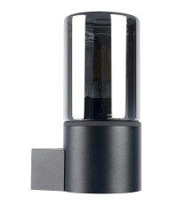 Светильник садово-парковый Feron DH1801, на стену вверх, E27 230V, черный