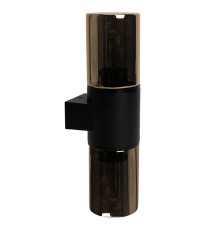 Светильник садово-парковый Feron DH1802, на стену вверх/вниз,  E27 230V, черный