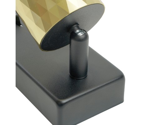 Светильник Feron ML1880 PRISM 35W, 230V, GU10, золото и чёрный