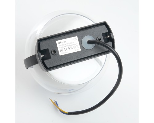 Светильник уличный светодиодный Feron DH503, 14W, 1000Lm, 4000K, черный