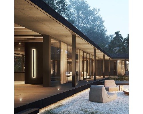 Светильник уличный светодиодный Feron DH2003, 45W, 2250Lm, 3000K, черный