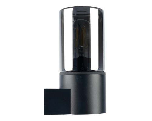 Светильник садово-парковый Feron DH1801, на стену вверх, E27 230V, черный