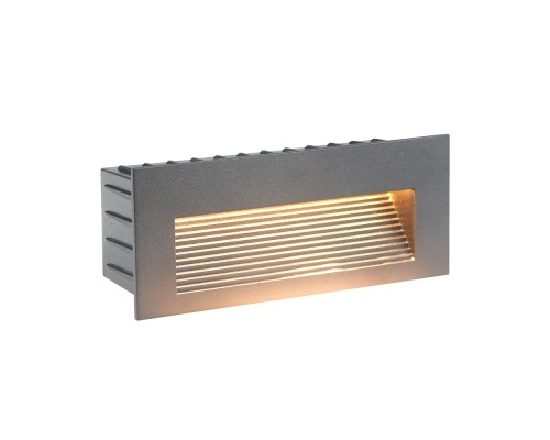 Светодиодный светильник Feron LN012 встраиваемый 5W 4000K, IP65, серый